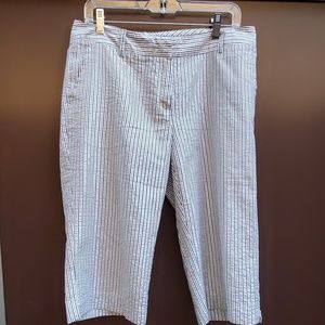 Willi Smith Striped Capris